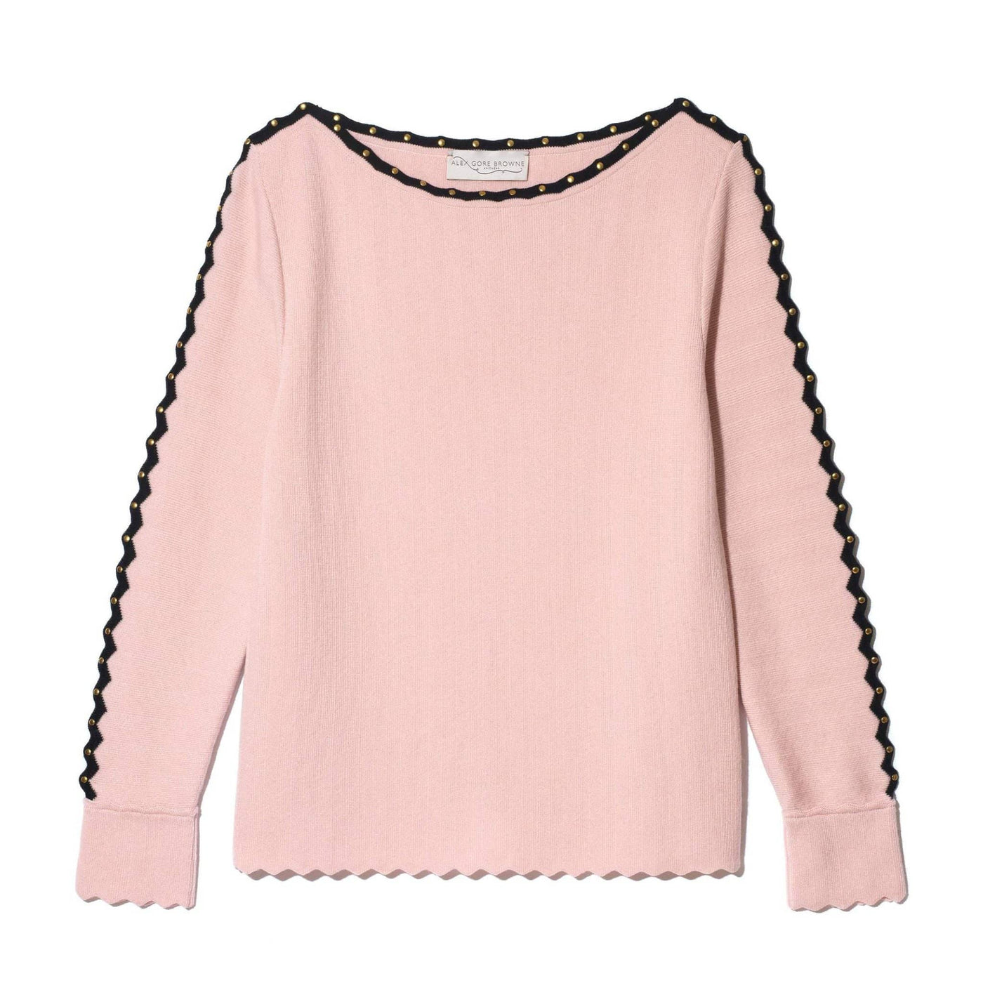 Pink/Black Two-Tone Stud Sleeve Savannah