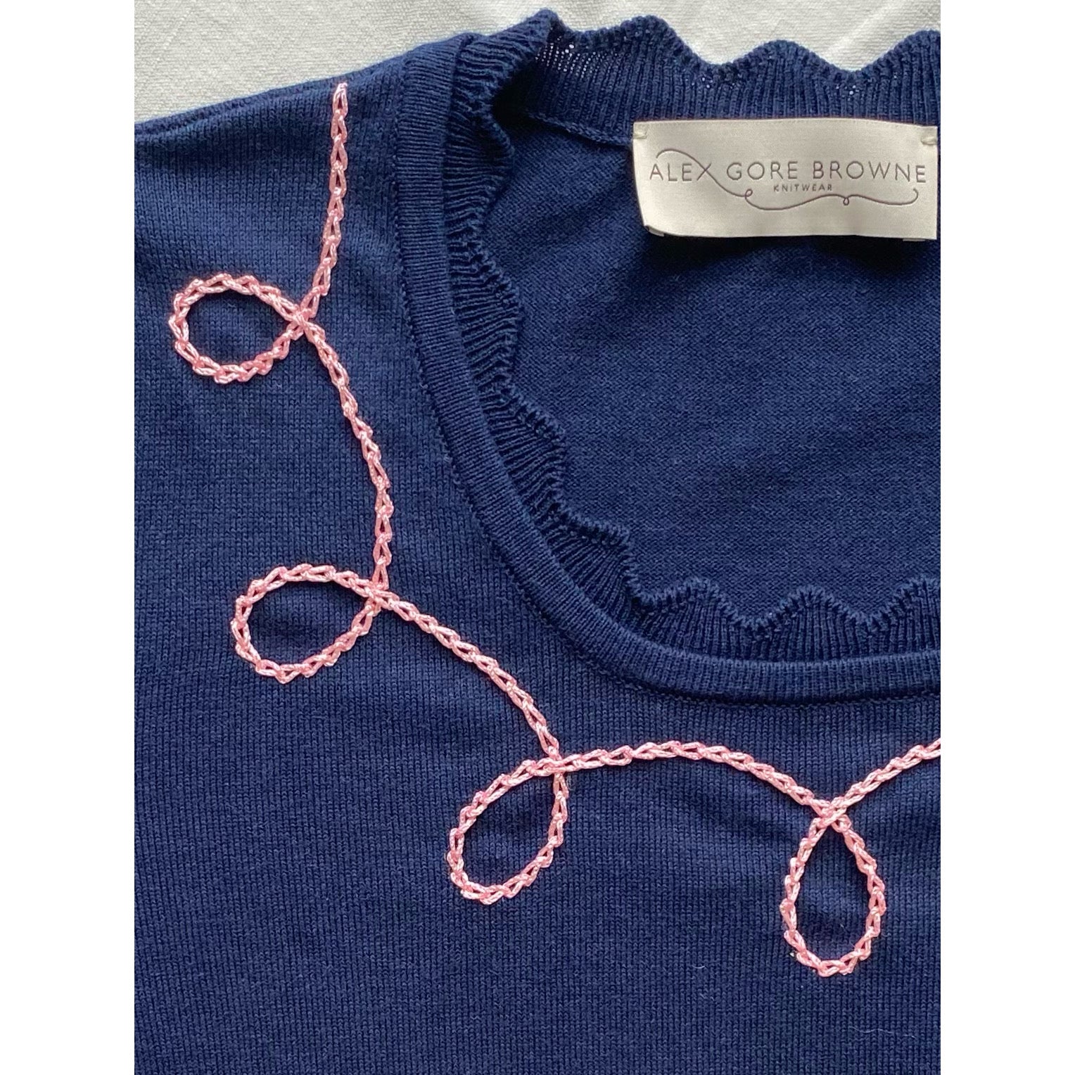 Rodeo Cotton Sweater - Navy