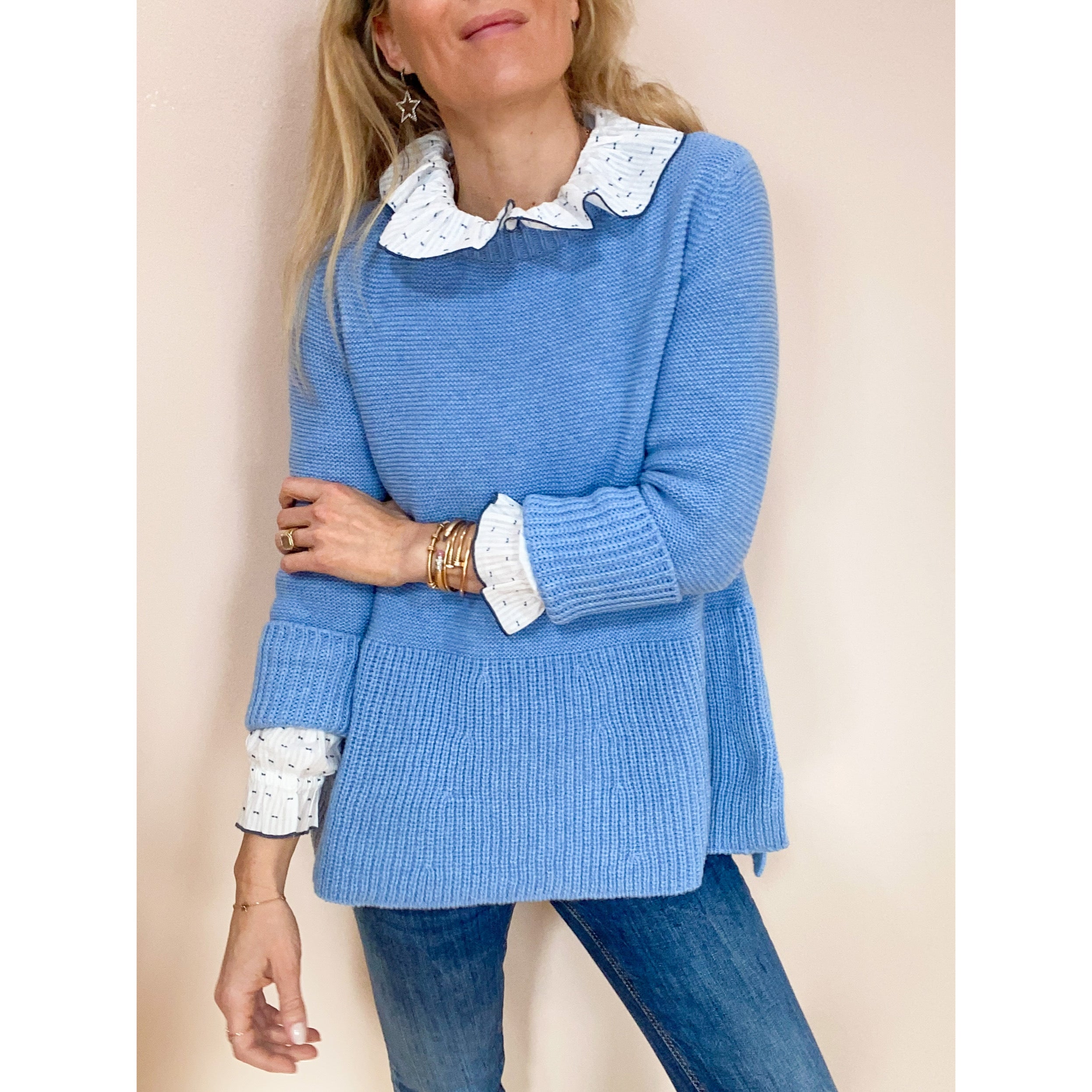 Teddy Sweater - Sky Blue