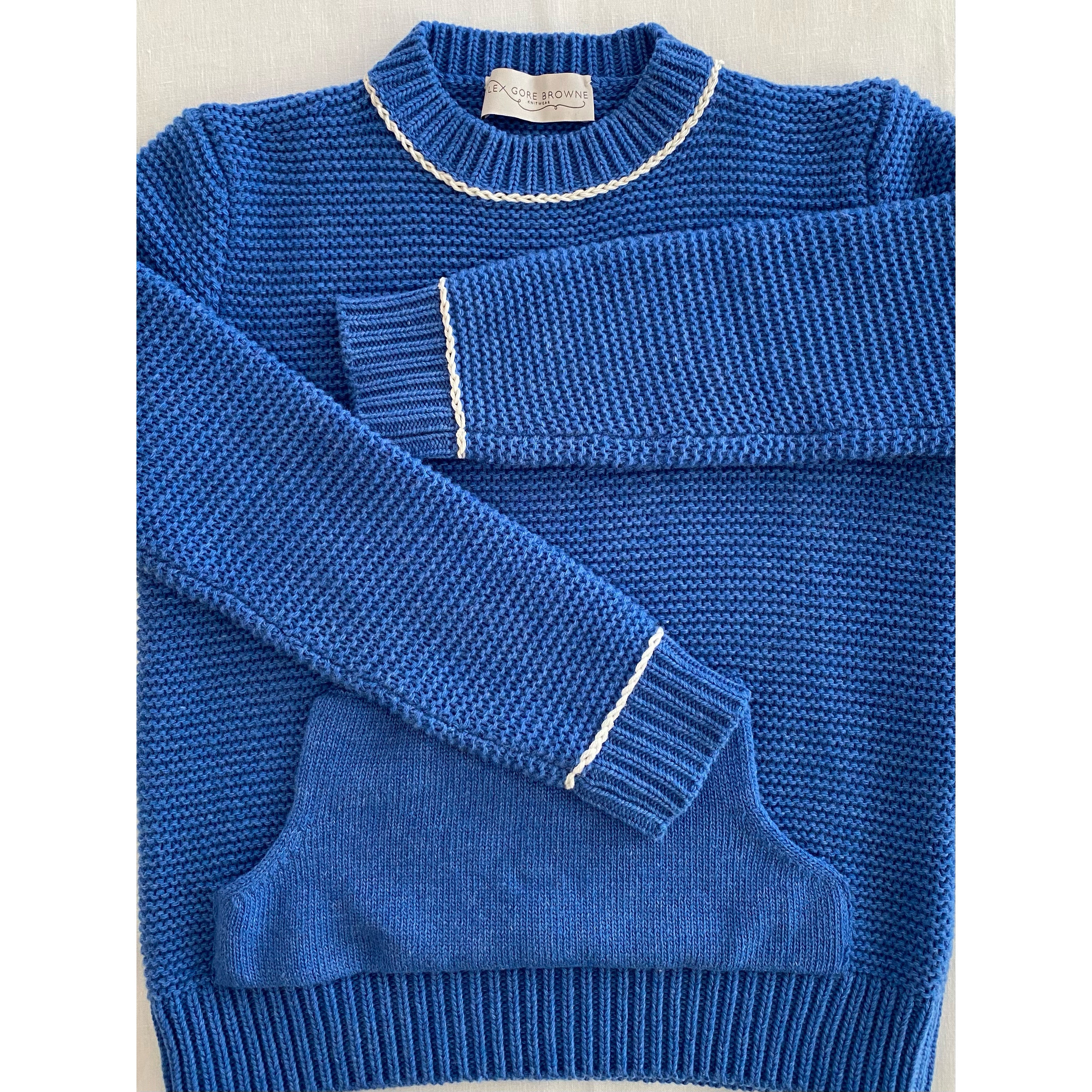 Sporty Saturday Sweater - Cornflower