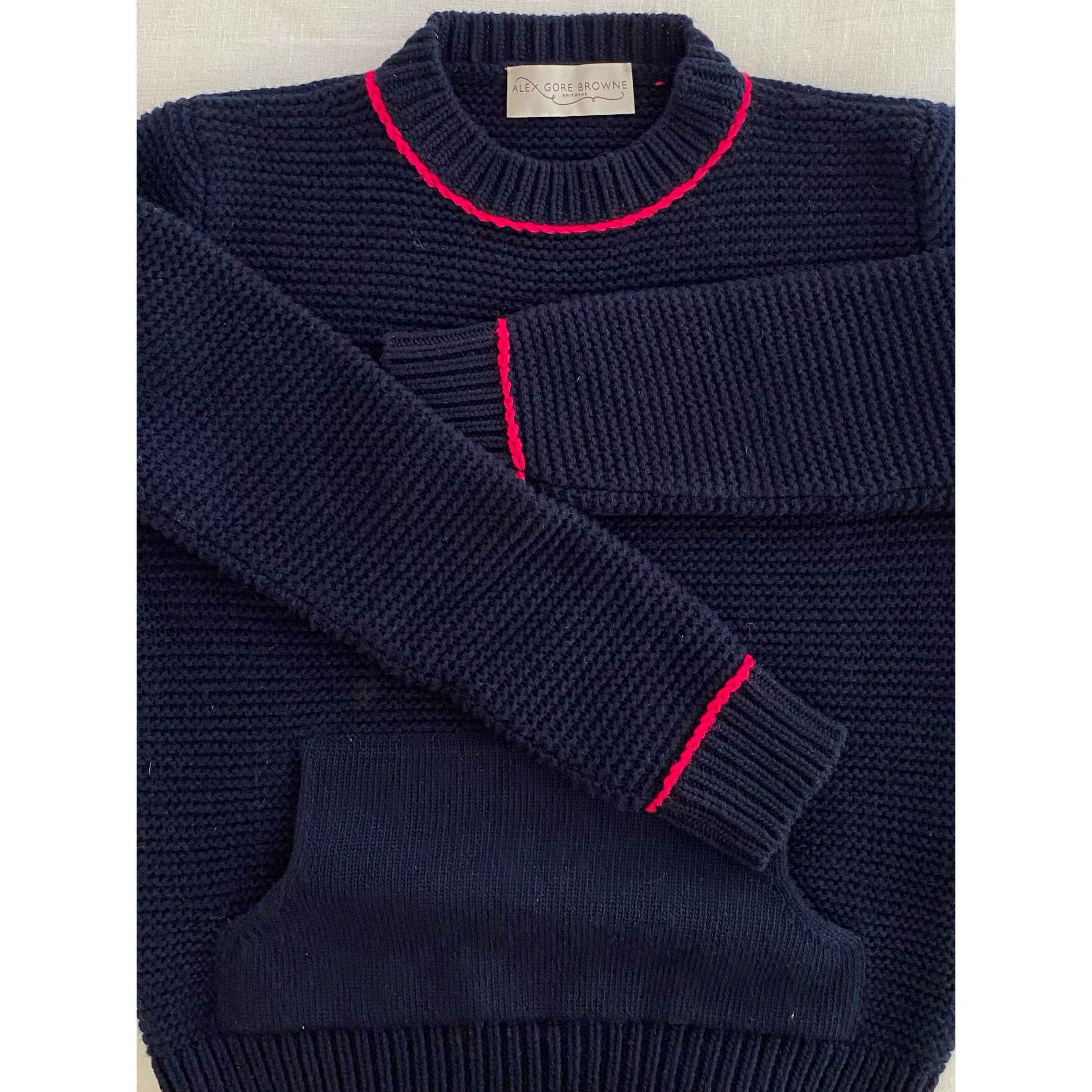 Sporty Saturday Sweater - Navy